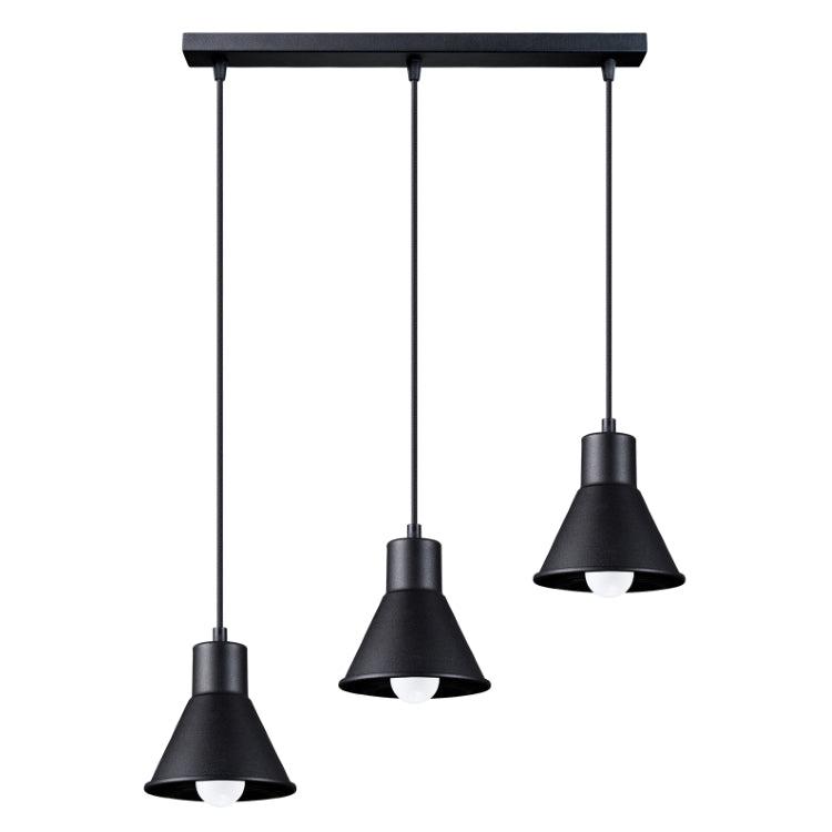 Moderne Pendellampe Taleja 3 i Sort - Stilfuld Belysning