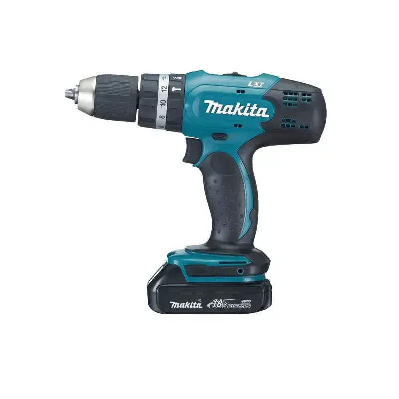 Makita 18V Slagboremaskine med Lynlader og Batterier