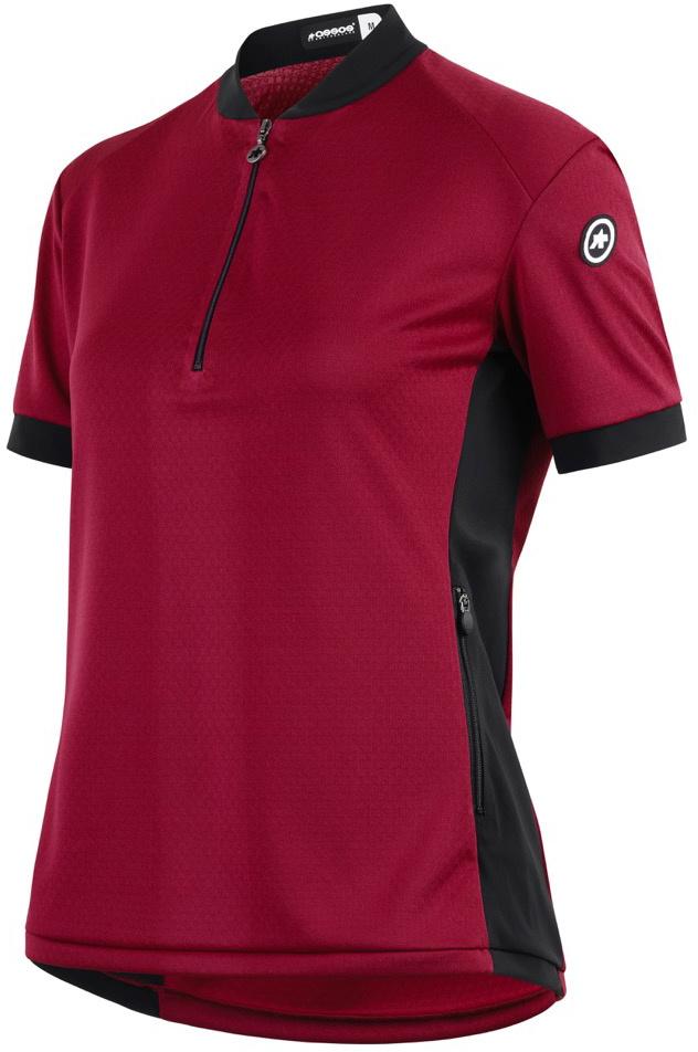 Assos Uma Gtc Jersey C2 i Rød - Cykeltrøje med Reflekser