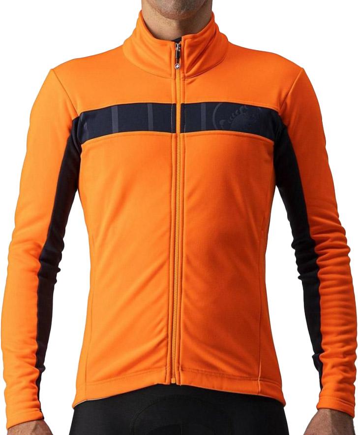 Mortirolo Vi Jakke i Orange fra Castelli - Outlet Tilbud